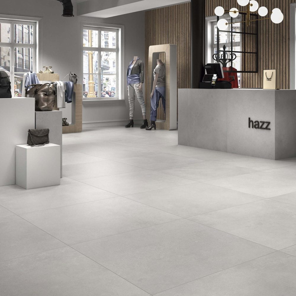 30 m2 OUTLET Public  Grey 60x60  rektifikoitu kuivapuristelaatta 500.-erä